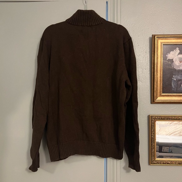 Polo Ralph Lauren dark brown sweater - Picture 4 of 4